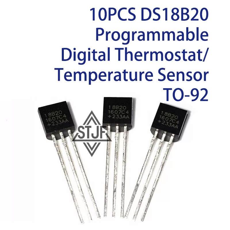 Ds18B20 - 10 Buah DS18B20 Termostat Digital/Sensor Suhu