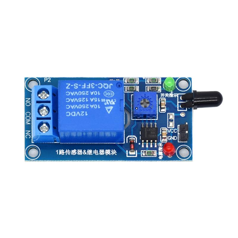 Relay Module 1 Channel - Modul Sensor Pendeteksi Api Inframerah IR