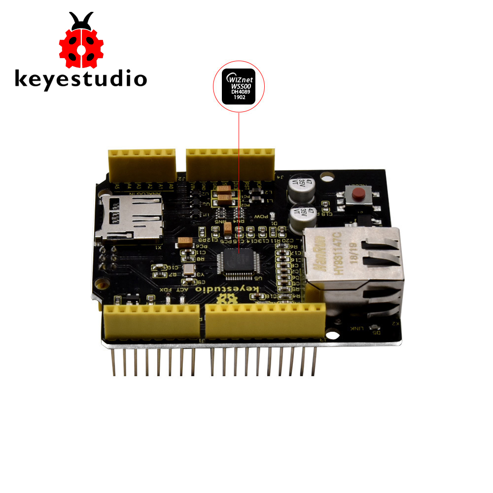 Ethernet W5500 - Keyophydio W5500 Ethernet Shield Ethernet Control