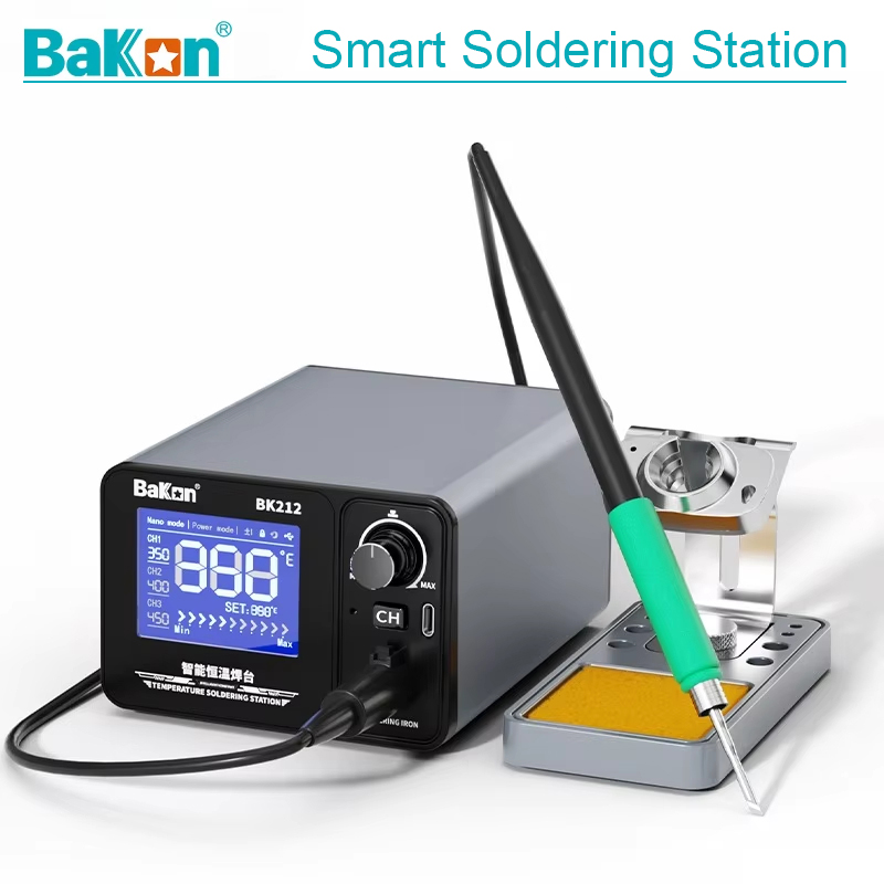 Soldering Iron Temperature Probe - Stasiun Solder Pintar Bakon BK212 180W,
