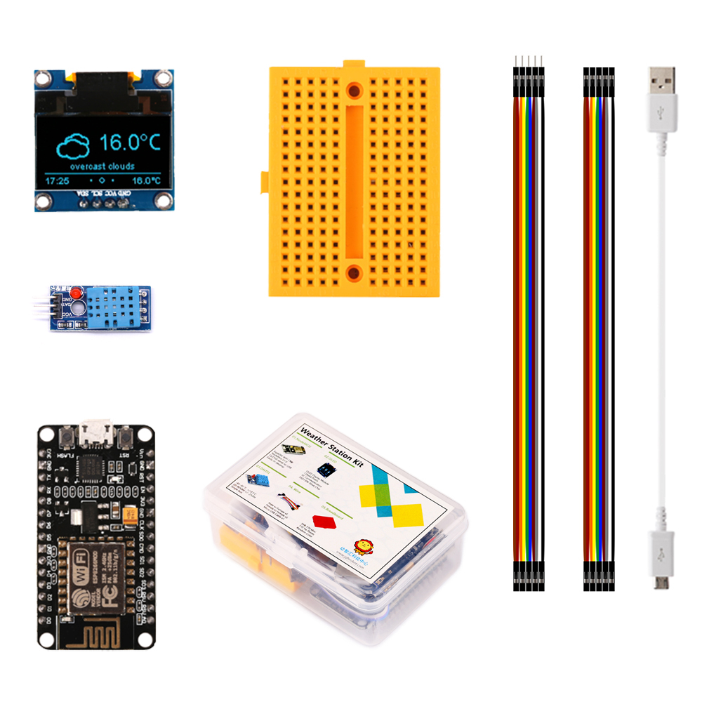 Oled Display 0.96 - Perlengkapan DIY Stasiun Cuaca ESP8266 dengan