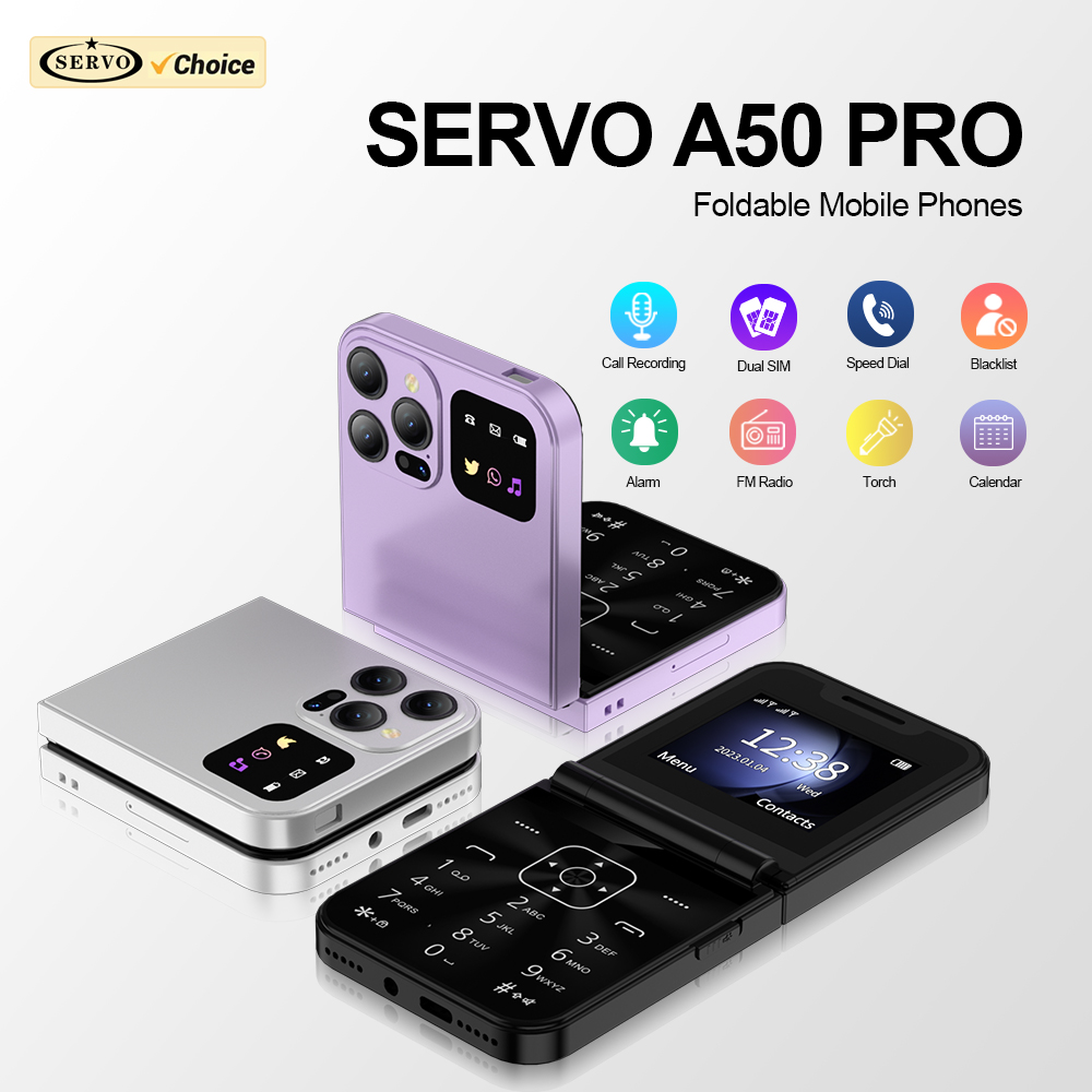 Tft Display 2.4 - SERVO A50 PRO ponsel Flip, telepon