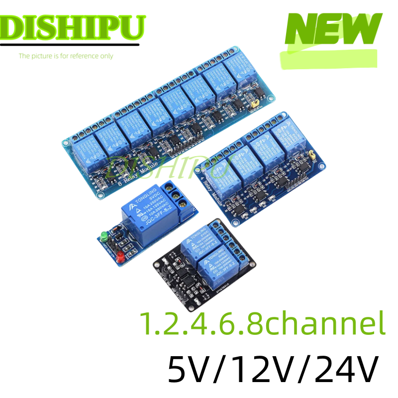 Relay Module 4 Channel - Modul Relay DC 5V 12V 24V