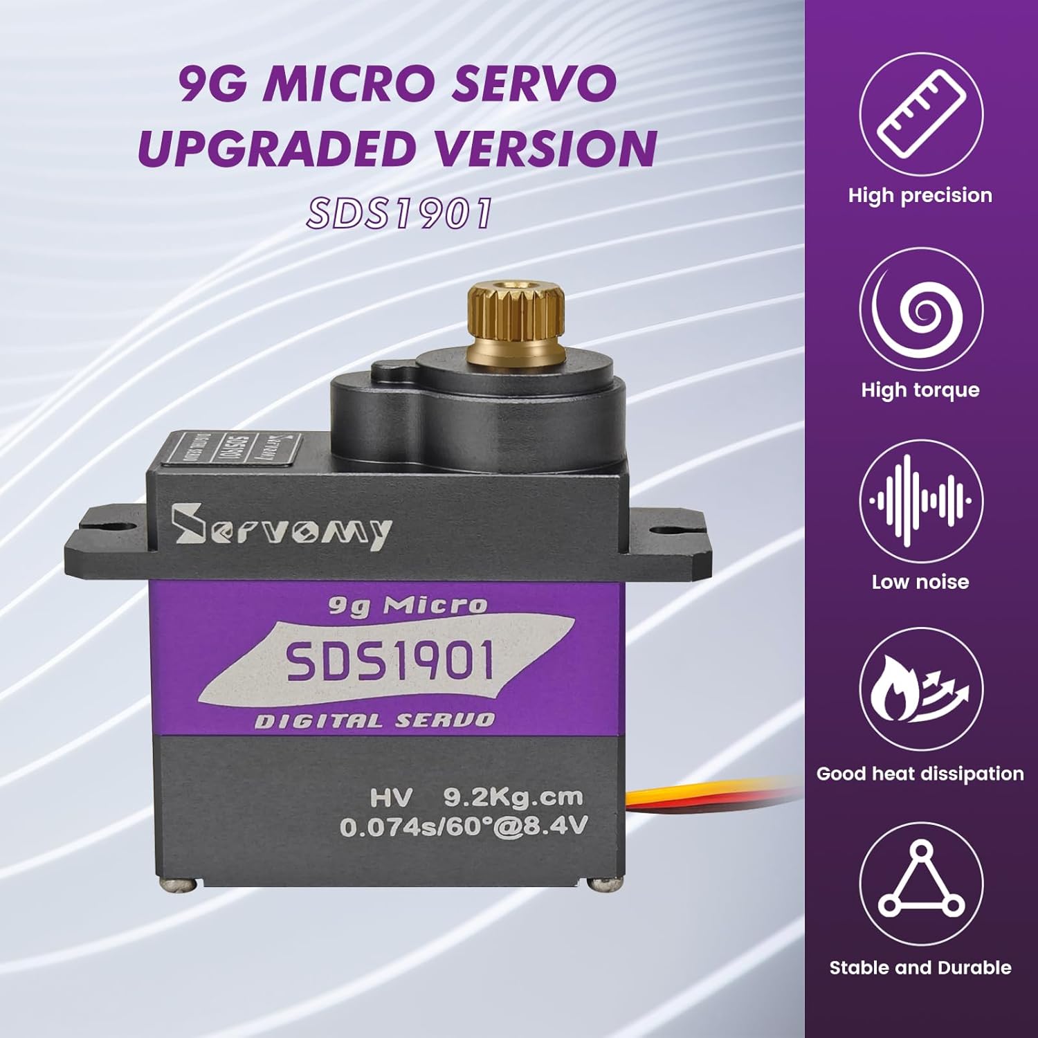 Servo Sg90 - SERVOMY-SDS1901 Servo Digital 9G Mikro Tanpa