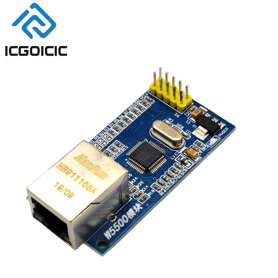Ethernet W5500 - Modul Ethernet W5500 – TCP/IP Terkabel,
