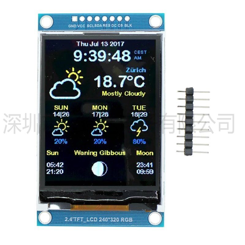 Ili9341 - Modul Layar Warna TFT LCD 2,4