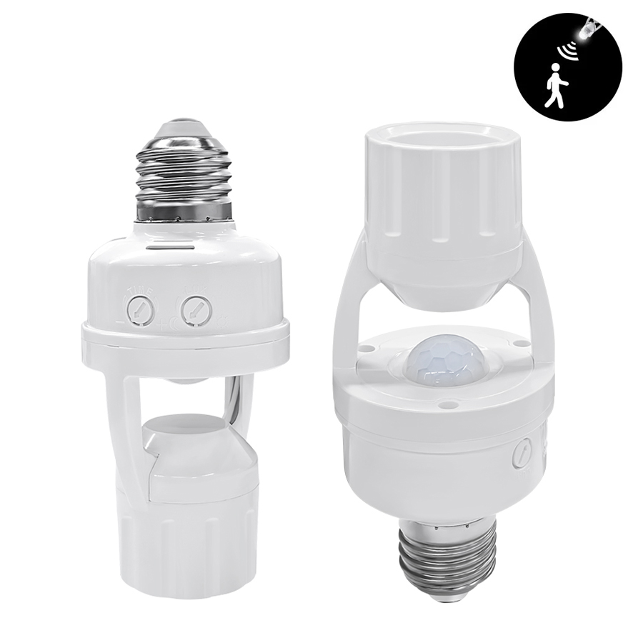 Pir Motion Sensor - Sensor Gerak PIR E27 Soket Bohlam