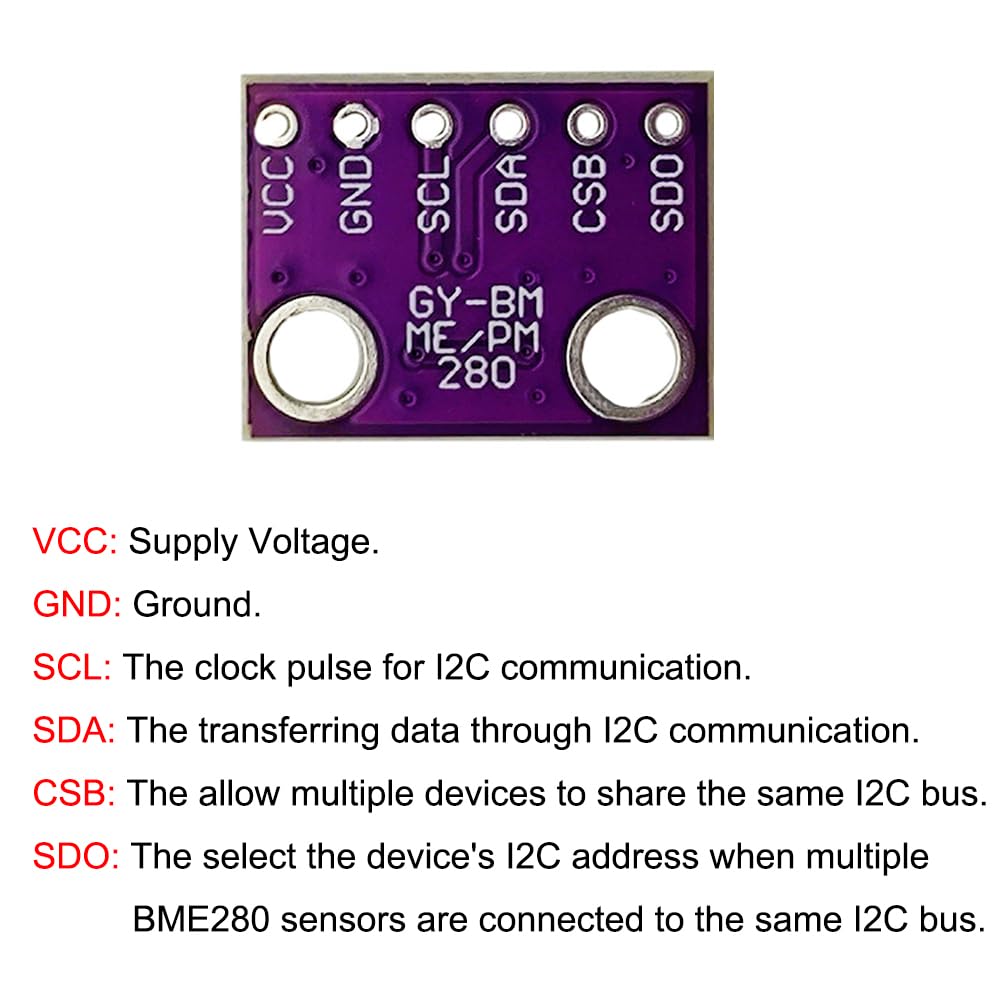 Bme280 - GY-BME280-3.3 Sensor Altimeter Presisi Tinggi Tekanan