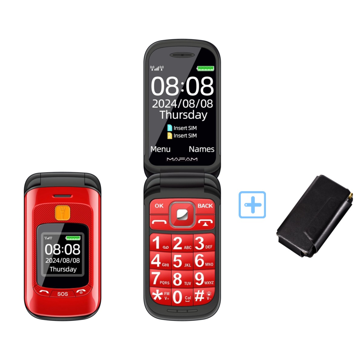 Tft Display 2.4 - Mafam F899 Ponsel Lipat Senior Fitur
