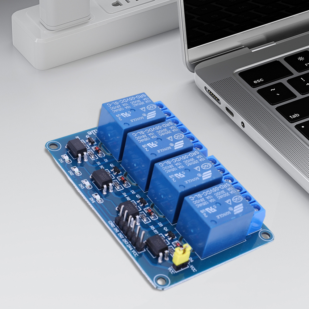 Papan Relay 4 Saluran 5V 12V d - Relay Module 4 Channel ulasan dan harga