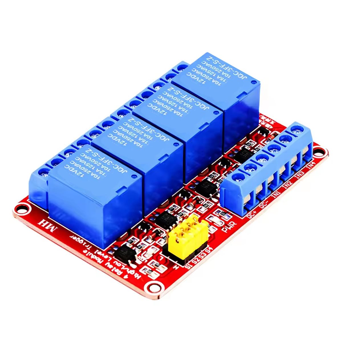 A49T Modul Relai 4 Saluran 5V  - Relay Module 4 Channel ulasan dan harga