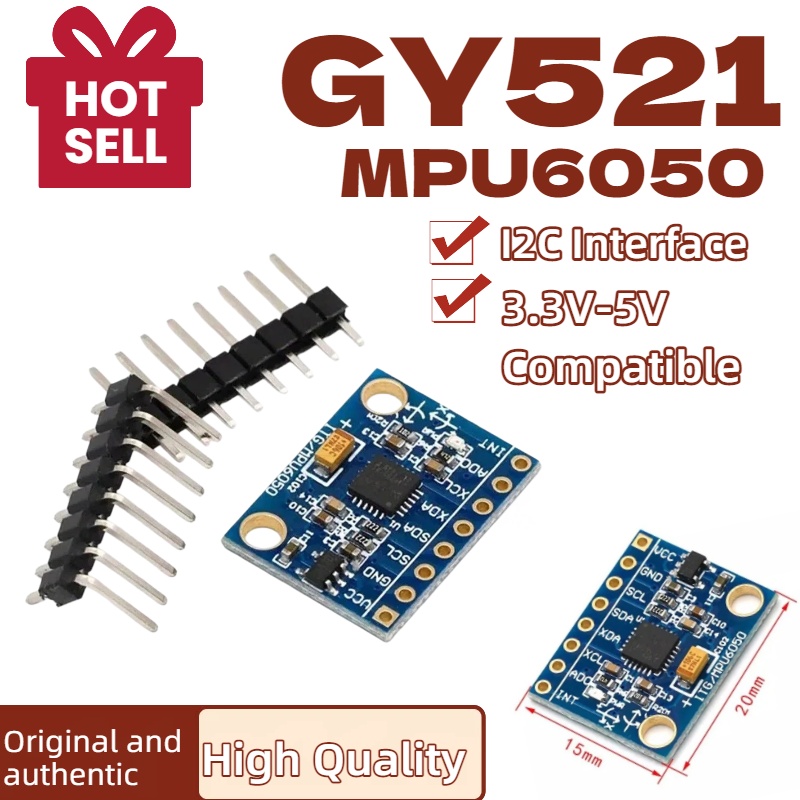 1/5/10 Buah GY521 GY-521 MPU60 - Mpu6050 ulasan dan harga