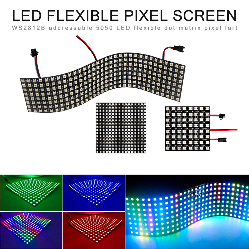 Layar Piksel Digital LED WS281 - Ws2812B ulasan dan harga