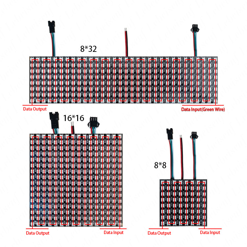 Layar Piksel Digital LED WS281 - Ws2812B ulasan dan harga