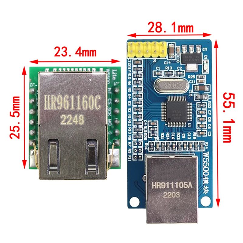 Modul Jaringan Ethernet AA60 W - Ethernet W5500 ulasan dan harga