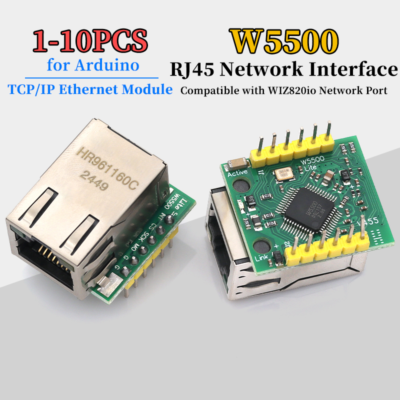 1/5/10 Buah Modul W5500 Modul  - Ethernet W5500 ulasan dan harga