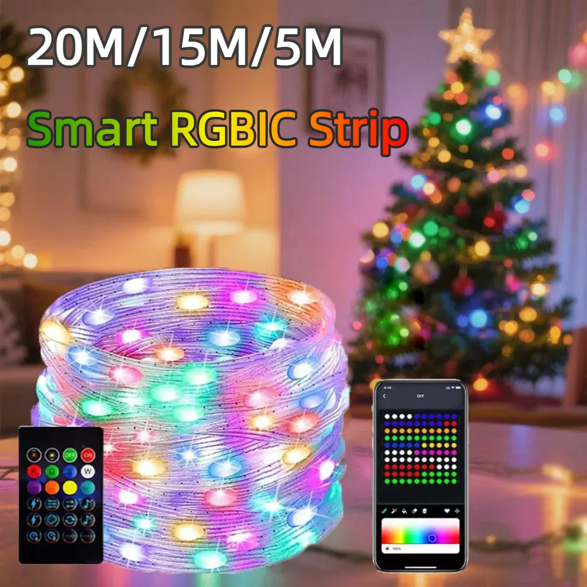 20M/10M/5M USB Pintar 5V Lampu - Ws2812B ulasan dan harga