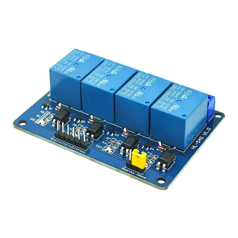 Modul Relay 5V 1 2 4 6 8 Salur - Relay Module 4 Channel ulasan dan harga