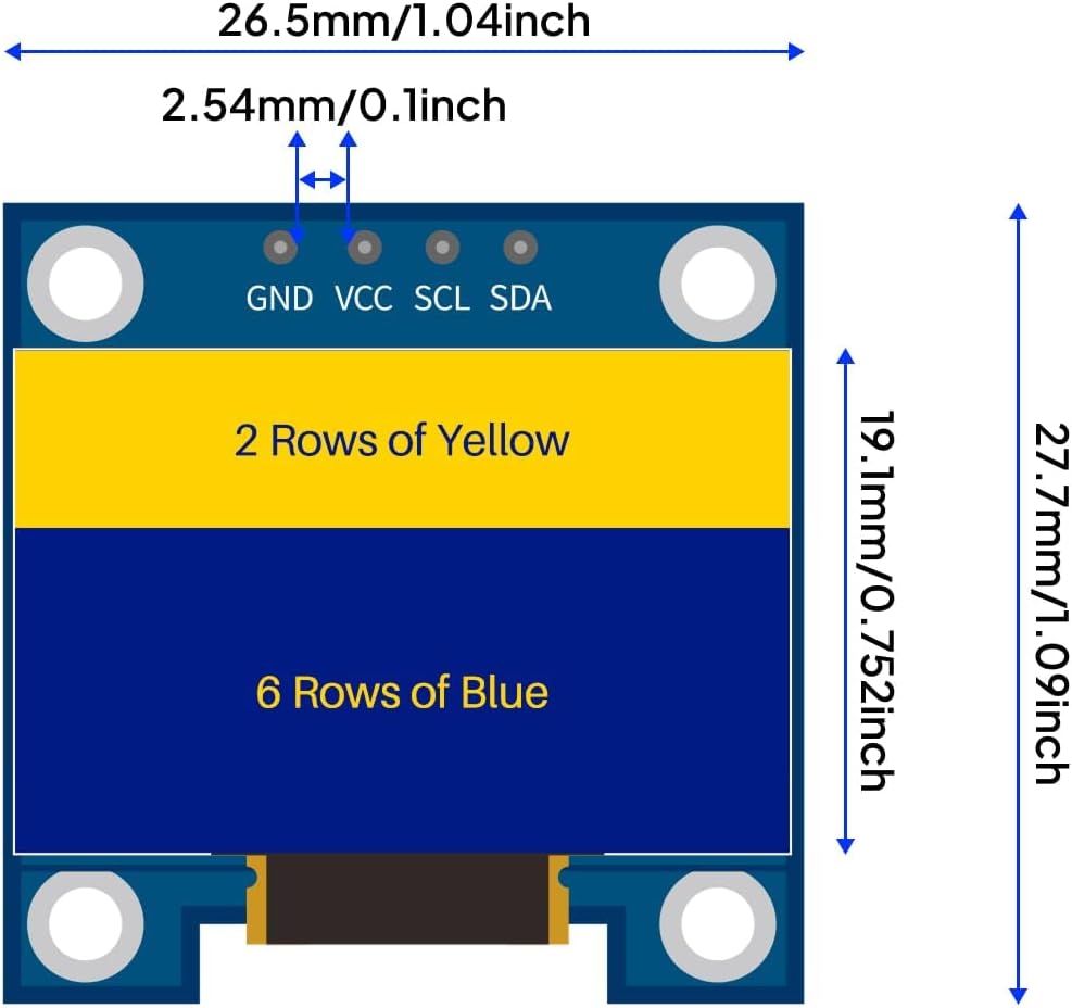 3 Buah Modul Layar Tampilan OL - Oled Display 0.96 ulasan dan harga