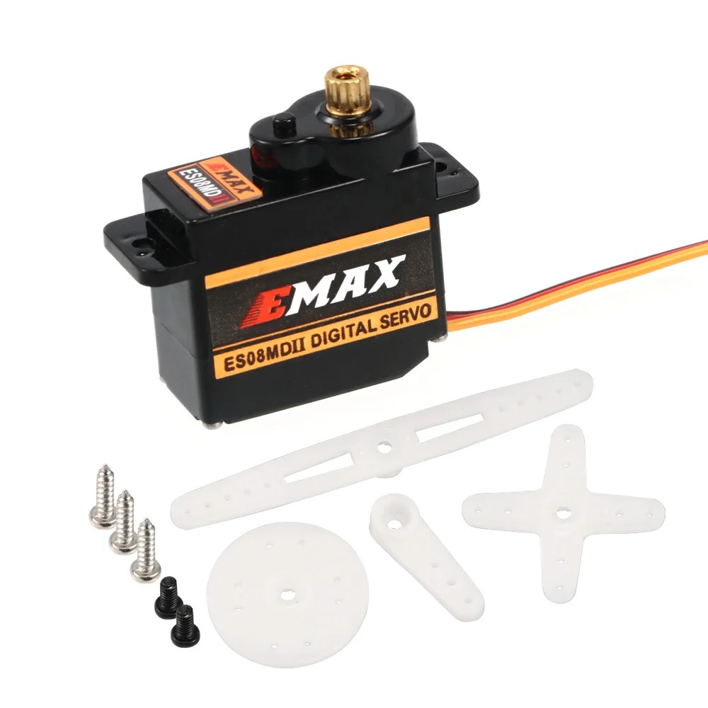 EMAX ES08MDII ES08MD II Metal  - Servo Sg90 ulasan dan harga