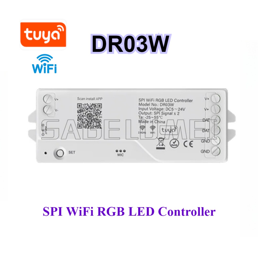 Pengendali LED LM091/DR03W/DR0 - Ws2812B ulasan dan harga