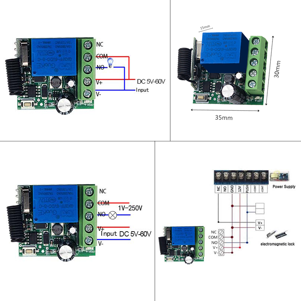 Modul Relay RF V Kit Saklar Ko - Ir Remote Module ulasan dan harga