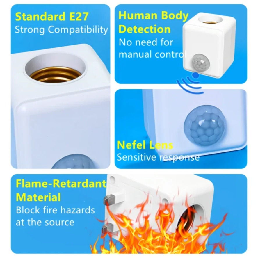 E27 PIR Sensor Gerak Saklar La - Pir Motion Sensor ulasan dan harga