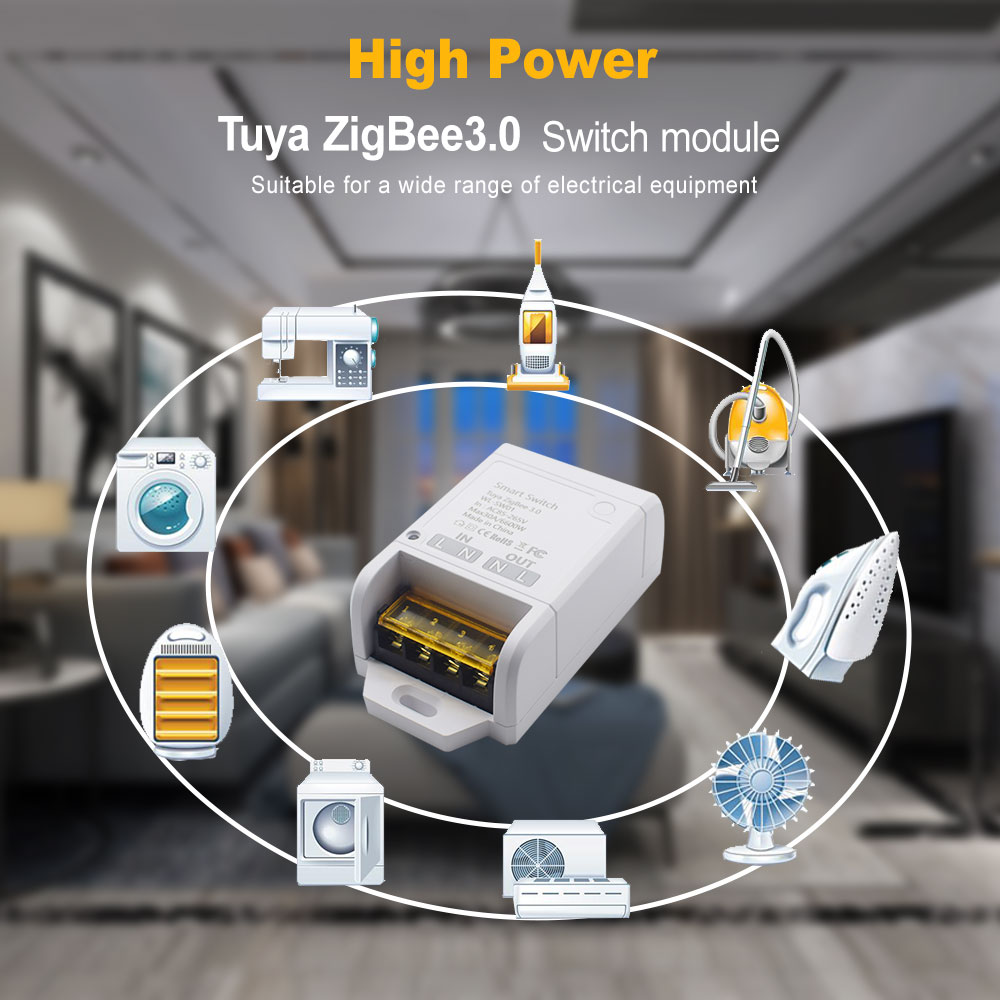 1-10 Buah 30A 6600W Zigbee Sma - Relay Module 1 Channel ulasan dan harga