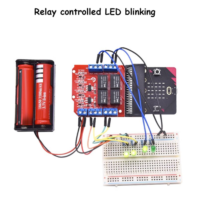 Modul Relay 4 Saluran A64I Mic - Relay Module 4 Channel ulasan dan harga