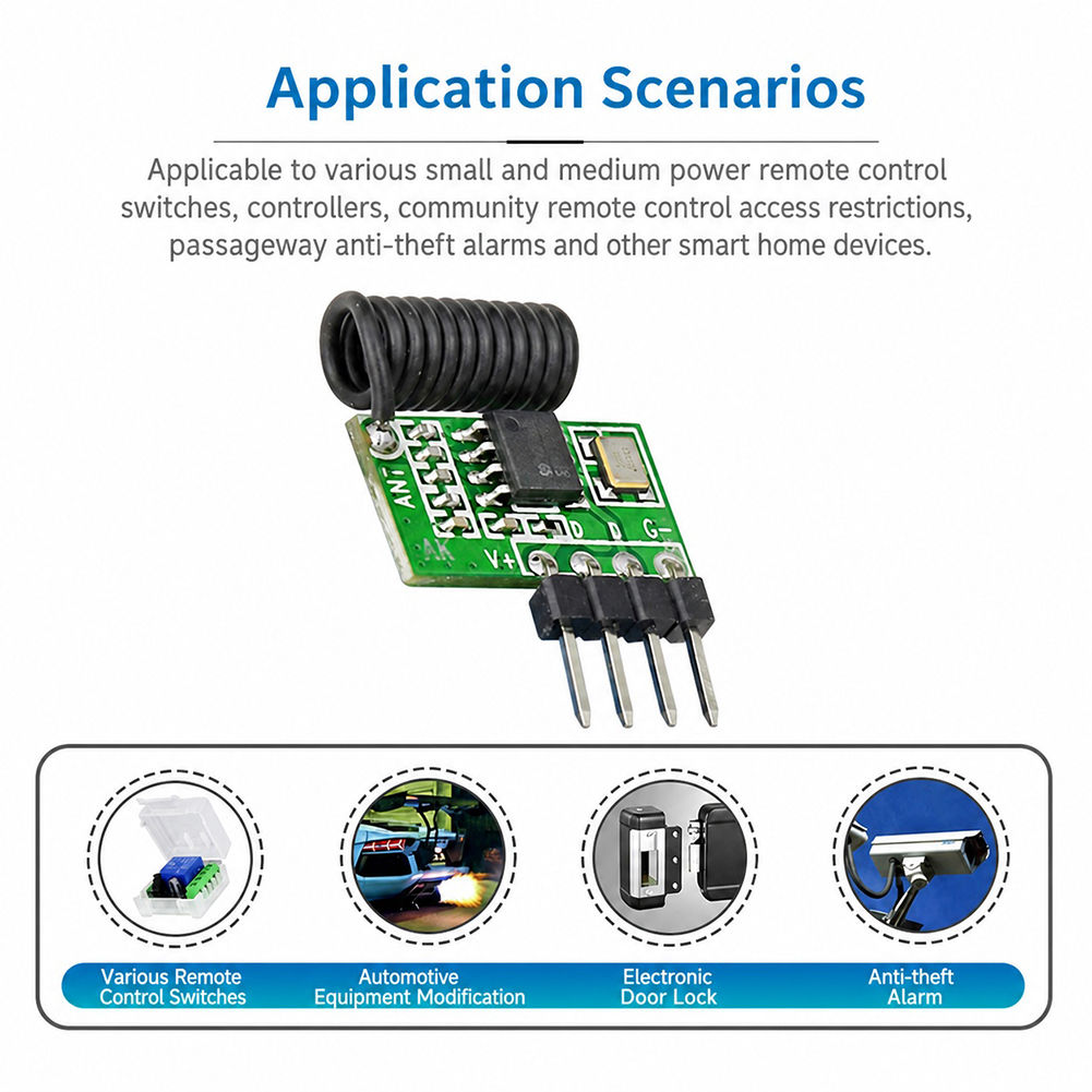 Modul Penerima RF Superheterod - Ir Remote Module ulasan dan harga