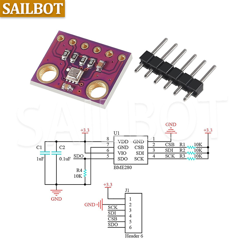 BME280 5V 3.3V Sensor Digital  - Bme280 ulasan dan harga