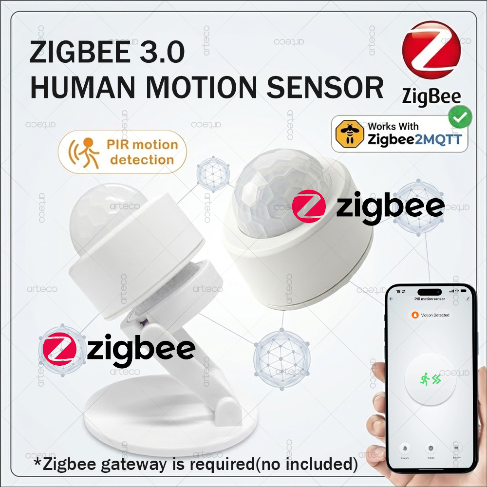 Zigbee 3.0 Sensor Gerak PIR Mi - Pir Motion Sensor ulasan dan harga