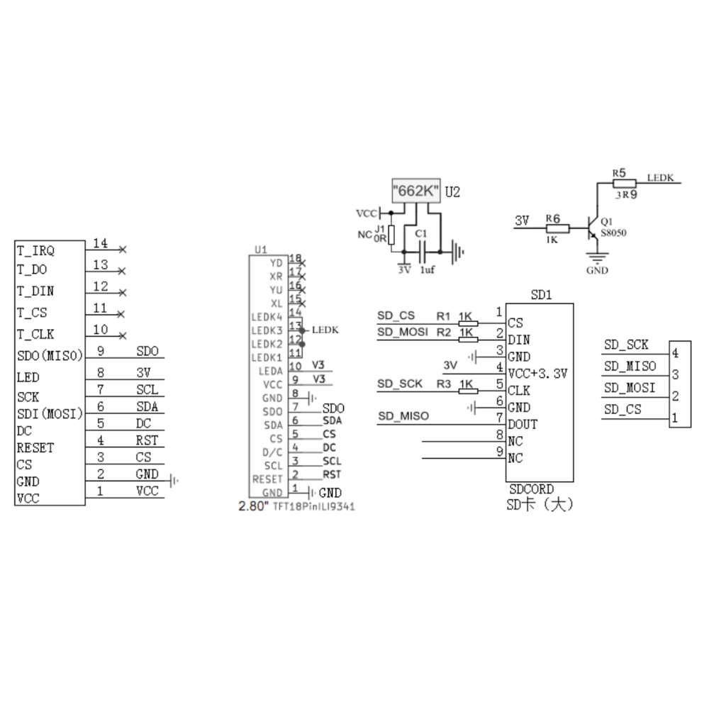 Modul Layar LCD TFT 2.8 Inci K - Ili9341 ulasan dan harga