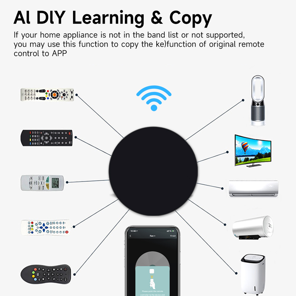 Remote IR 3-in-1 Tuya WiFi den - Ir Remote Module ulasan dan harga