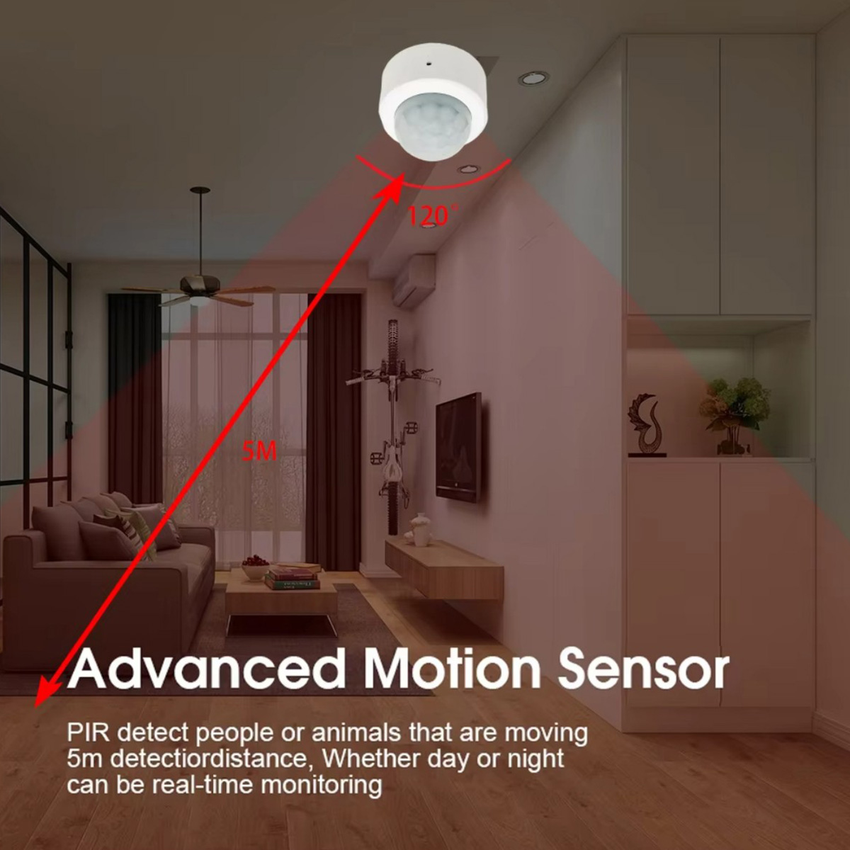 Zigbee3.0 Mini PIR Sensor Gera - Pir Motion Sensor ulasan dan harga
