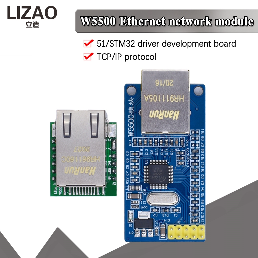 Modul Jaringan Ethernet LIZAO  - Ethernet W5500 ulasan dan harga