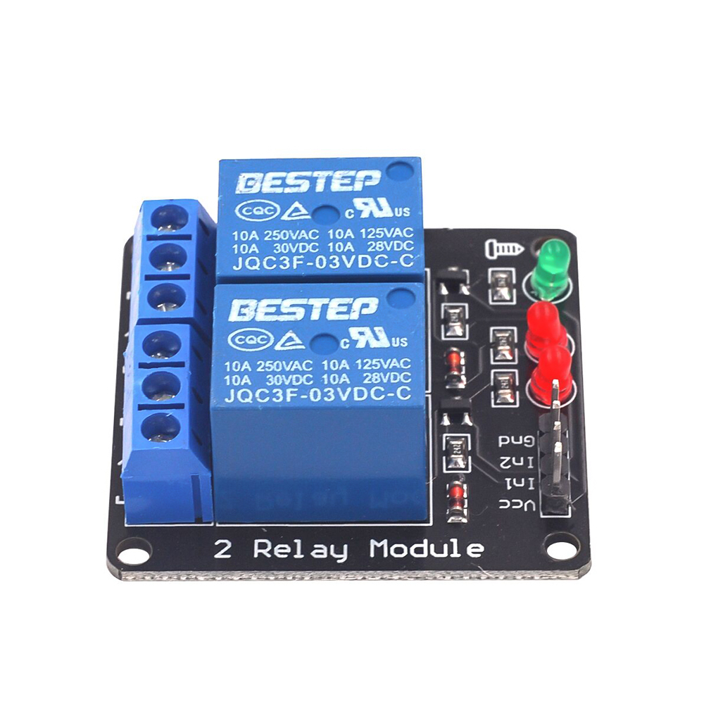 Modul Relai Bercahaya Dipicu T - Relay Module 4 Channel ulasan dan harga